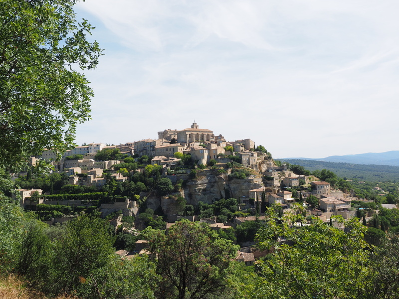 château de gordes, saint-firmin, growth, architecture, cloud - sky, old town, panorama view, places of interest, ancient civilization, tree, high altitude village core