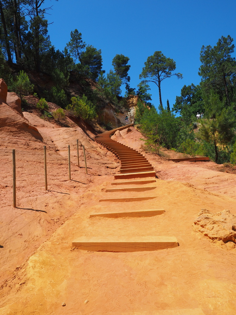 the past, architecture, places of interest, tree, emergence, color, growth, provence-alpes-côte dazur, steps and staircases, gradually, sky, blue, colorful