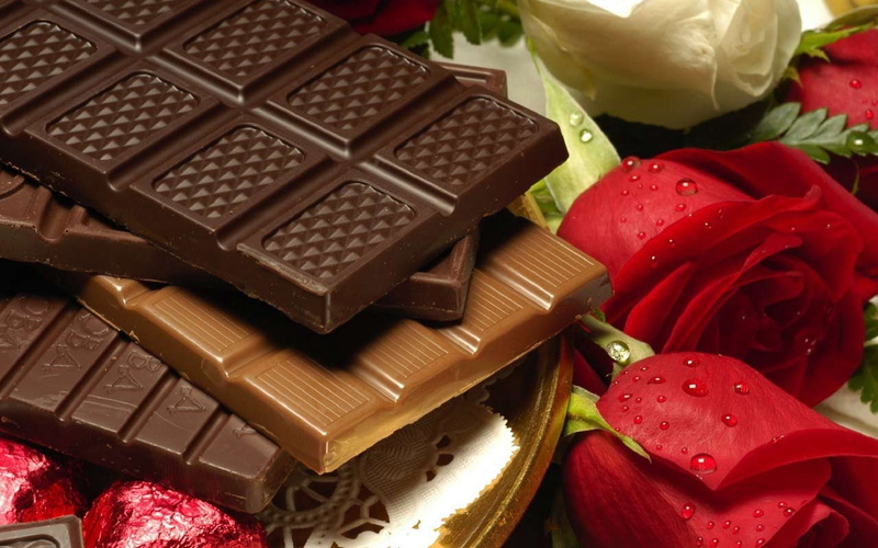 2K, flower, snack, pattern, food, food And Drink, cake, cacao Fruit, refreshment, indulgence, close-up, high angle view, dark Chocolate, full frame, slice