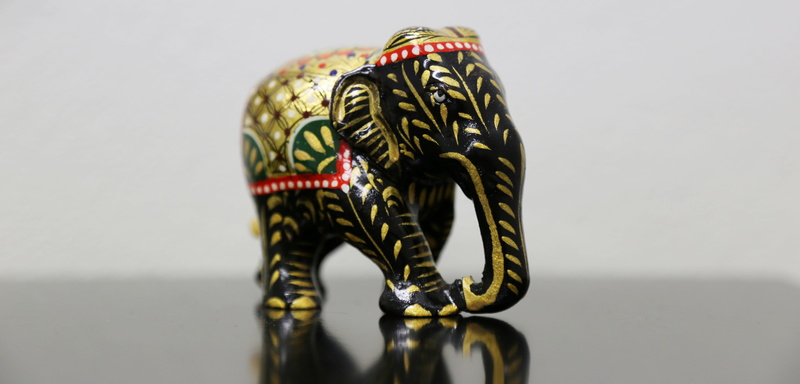 studio shot, art and craft, craft, copy space, close-up, figurine, jumbo, religion, human representation, art, gray background, no people, personal accessory