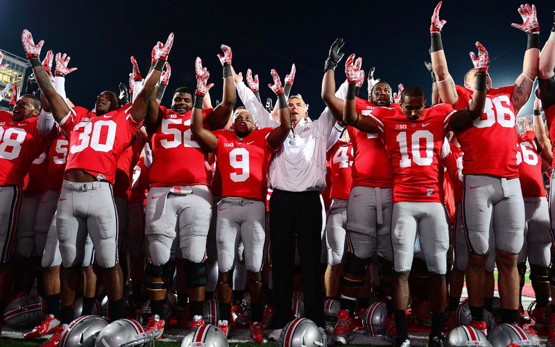 state, ohio, college, buckeyes, poster, football, 1080P
