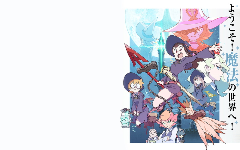 1080P, Little Witch Academia, Lotte Yanson, Sucy Manbavaran, Diana Cavendish, Atsuko Kagari, Amanda ONeill, Anime