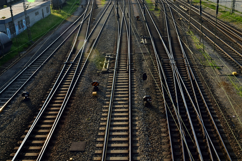 the way forward, railway, crossroad, real people, 5K, travel, transportation, track, railroad track, rail transportation, direction, siding, train, architecture
