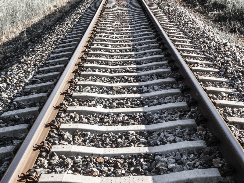 day, track, away, station, railroad Track, steel, locomotion, train, nature, seemed, vanishing point, photography, connection, solid, direction, rail traffic