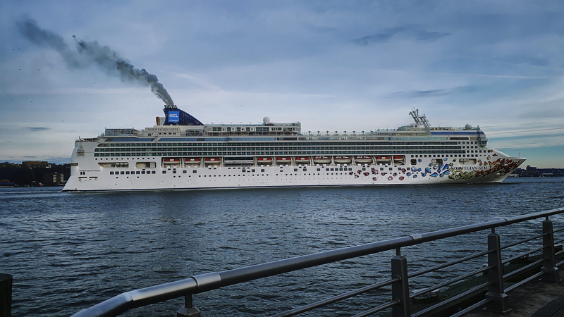 sea, vessel, large, cruise, travel, ferry, transportation, architecture, building exterior, cruise ship, craft, port, coast, nature, sky, nautical vessel