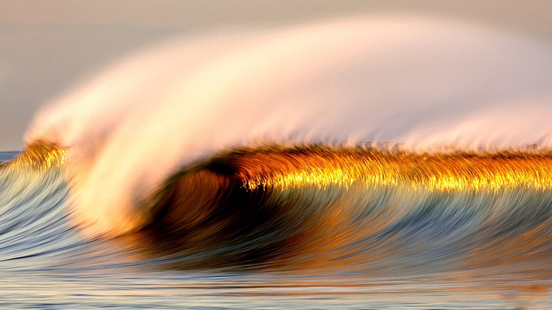 1080P, waves, ripples, water