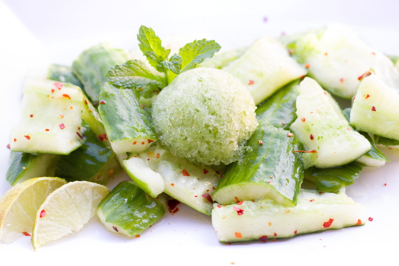 dieting, of course, nutrition, freshness, delicious, close-up, healthy, garnish, ice, no people, appetizing, vegetable, photo, raw food, cucumber salad