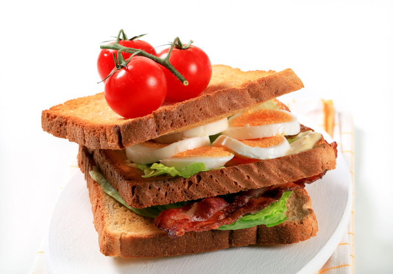 sandwich, toasted, freshness, ham, lunch, tomato, salad, brown bread, onion, dinner, meal, no People, slice, close-up, breakfast, food And Drink, indoors