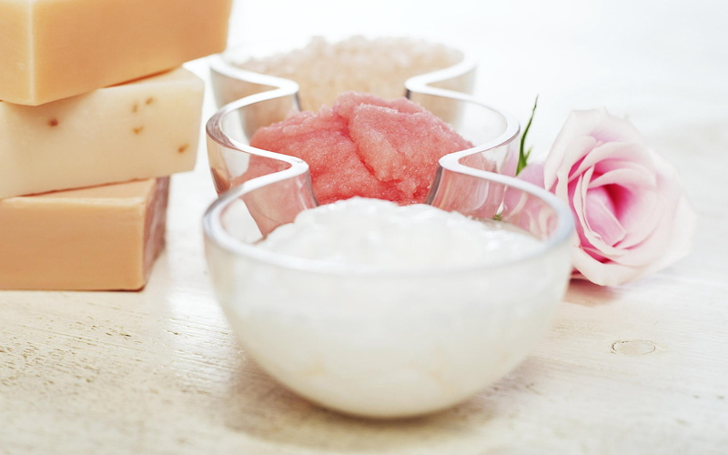 healthy eating, flower, soap, plant, focus on foreground, oil, glassware, 2K, strawberry, temptation, pink color, berry fruit, indoors, bowl, wellbeing