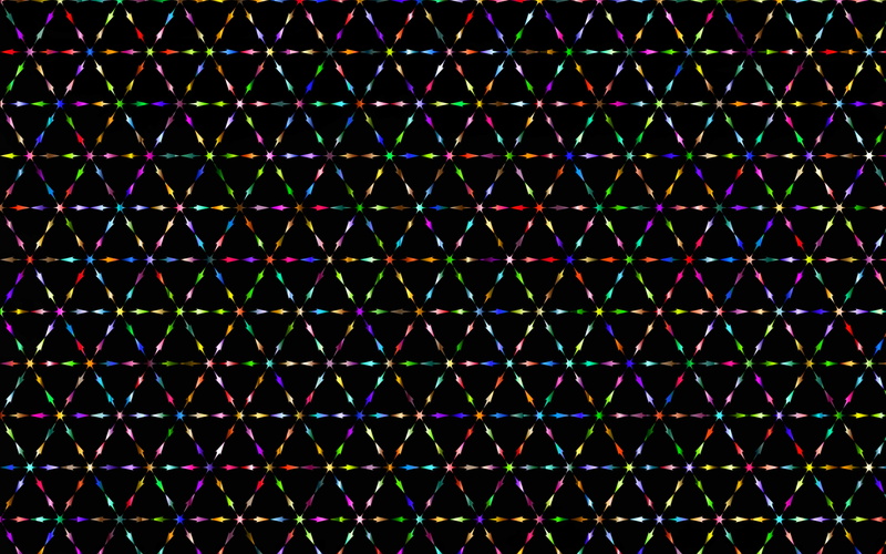 multicolor, chromatic, prismatic, 5K, stars, shine