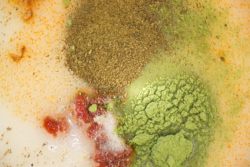 tomato paste, pattern, no people, vegetable, wellbeing, food and drink, abstract, full frame, green color, studio shot, broccoli, 4K, backgrounds, spices