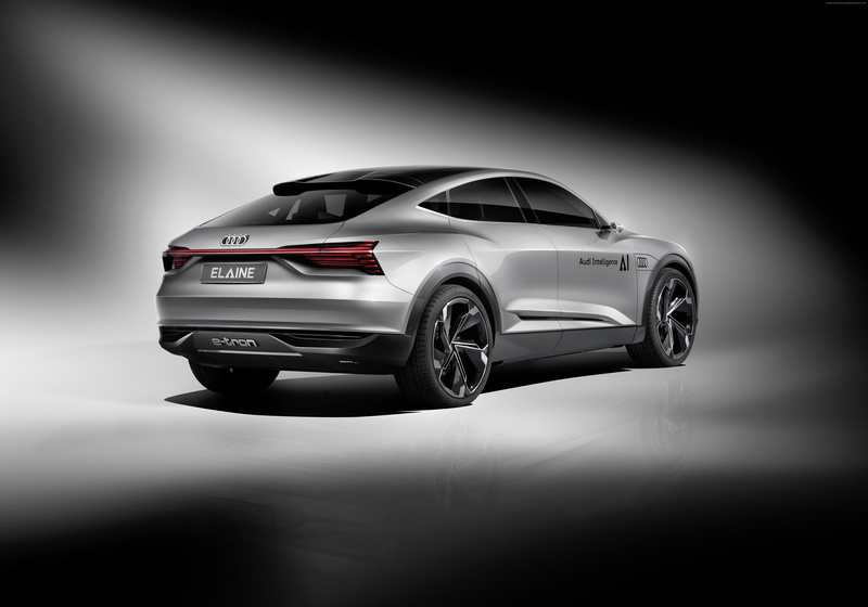 4K, electric car, 4k, Audi Elaine