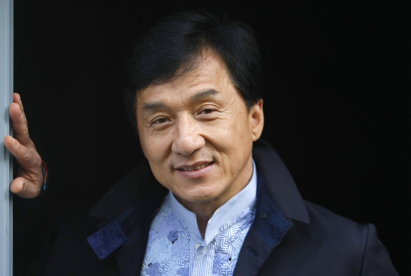 studio shot, human body part, smiling, confidence, Actors, Jackie Chan, 1080P, indoors, headshot, one person, body part, close-up, front view, adult, portrait