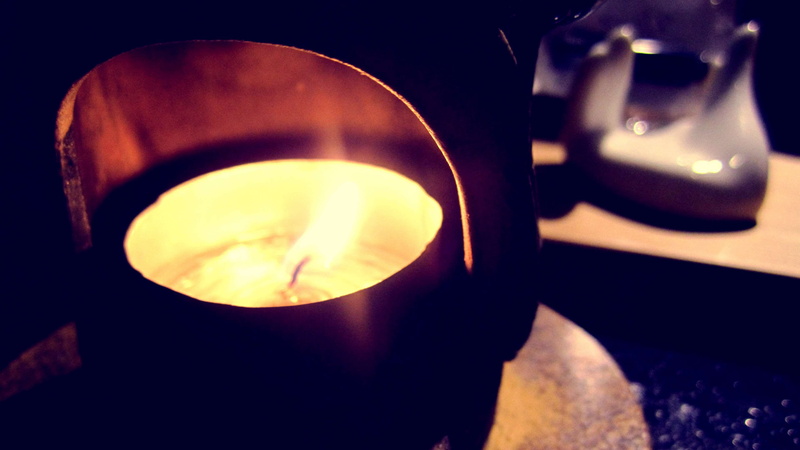 tea light, household equipment, night, nature, indoors, illuminated, 4K, fire, close-up, romantic, reflection, electric lamp, selective focus, lomo, lighting equipment