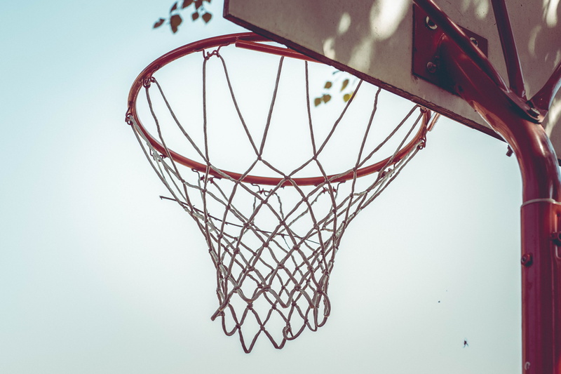 clear sky, architecture, outdoors, net - Sports Equipment, day, basket, nature, hoop, sports equipment, basketball, no people, arts culture and entertainment