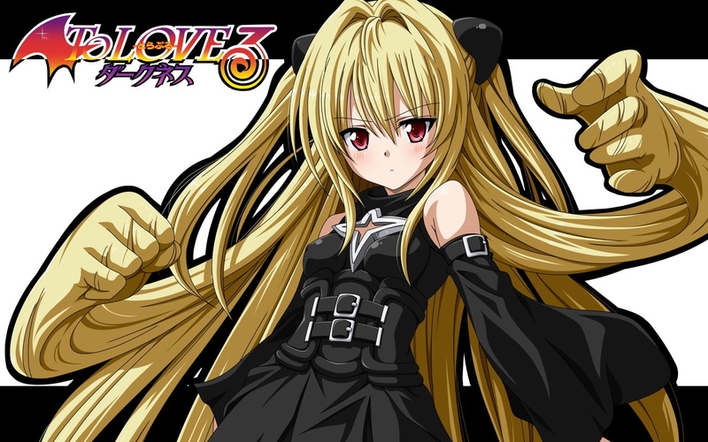 love, disguise, costume, looking at camera, art and craft, one person, animal representation, yellow, To Love-ru, 1080P, anime, red eyes, gold colored
