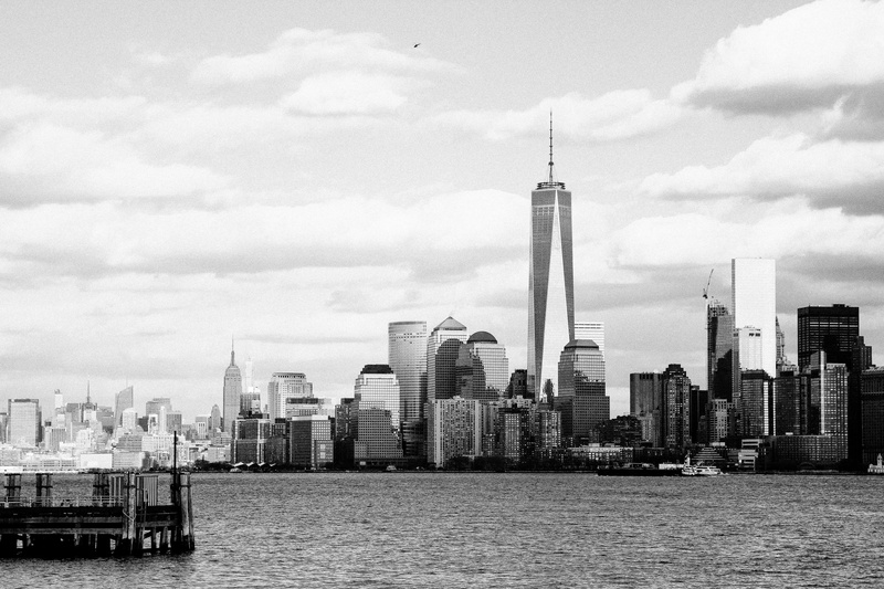 skyscraper, uSA, office Building, 4K, black, modern, sky, england, travel, architecture and Cityscape, uK, new York State, built Structure, white, black And White