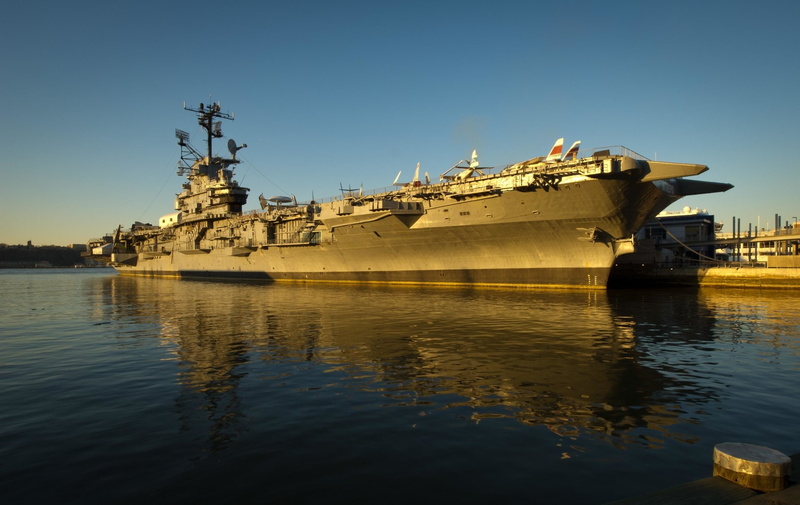 Aircraft Carrier, USS Intrepid (CV-11), 1080P, Warships, Warship