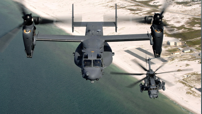 nature, propeller, transportation, 2K, air vehicle, Military Aircraft, military, hanging, airplane, MH 53 Pave Low, aerial view, aircraft, air force, no people