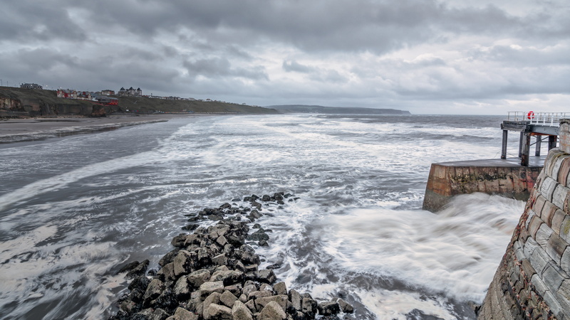 waves, bleak, scenics - nature, horizon over water, drama, land, seascape, england, beach, wave, flowing water, 5K, beauty in nature, mood, tide, water