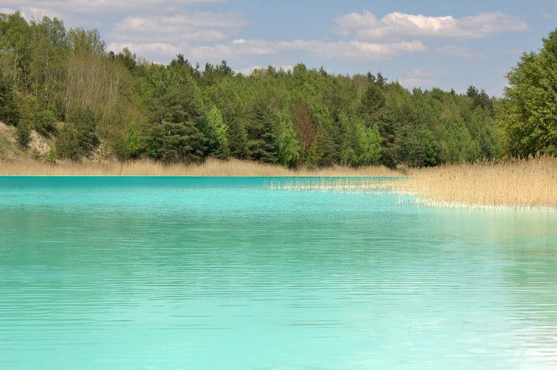 scenics, Nature, waterfront, swimming pool, Lake, Lazur, clean, growth, tranquil scene, 1080P, turquoise colored, non-urban scene, cloud - sky, pool, green color