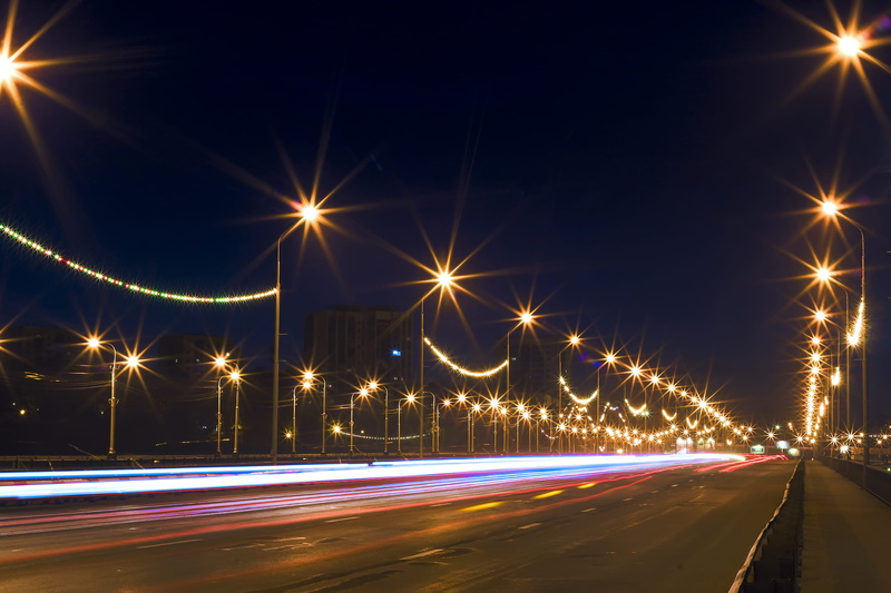 lens flare, speed, movement, light - natural phenomenon, transportation, russia, long exposure, night, ufa, exterior, town, lighting equipment, background
