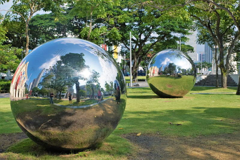 nature, culture, plant, hike, land, meadow, texture, mirror, city, holiday, transparent, reflection, landscape, tree, built structure, singapore, universe