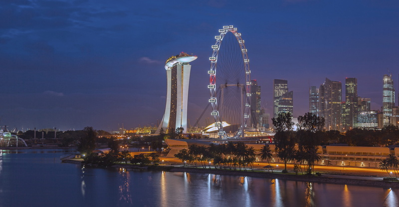outdoors, skyline, cityscape, sky, urban, landscape, night lights, london, trees, dusk, s, downtown, tall - high, highway, no people, reflection, illuminated