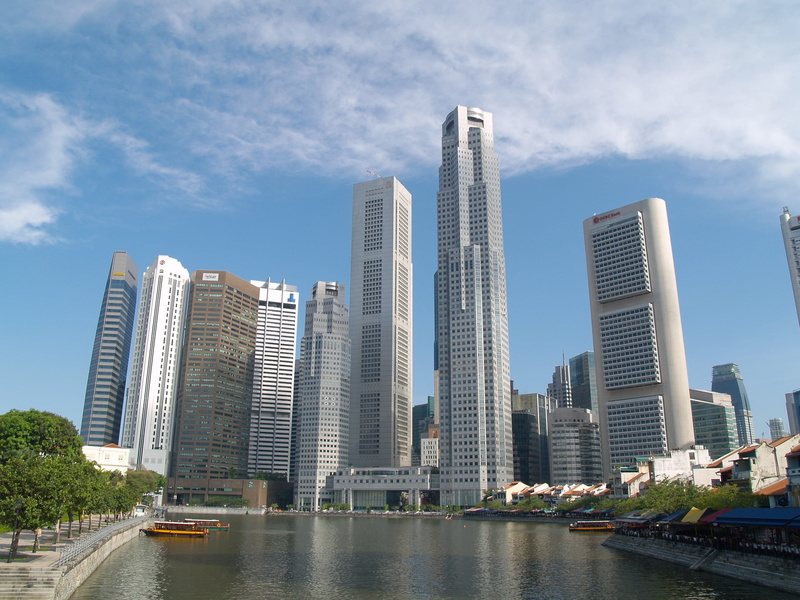 river, sky, skyline, body, no people, built structure, skyscraper, singapore, nature, cloud - sky, modern, water, boats, cities, reflections, structures