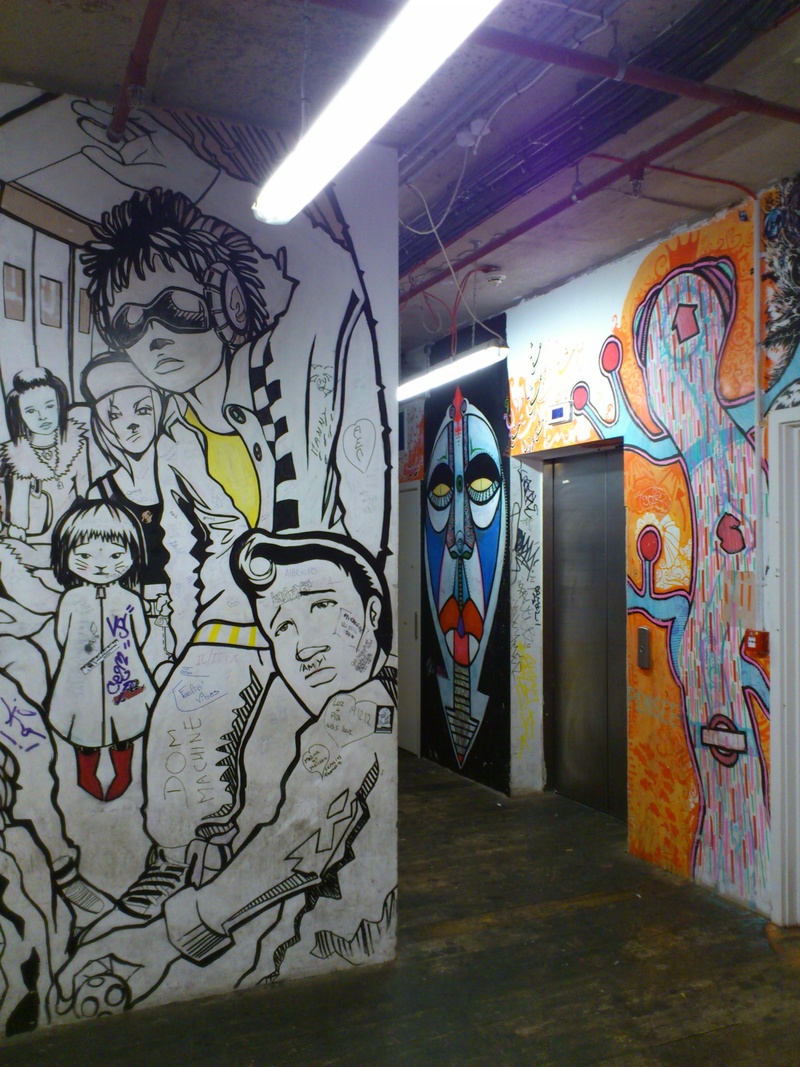 colorful, lighting equipment, illuminated, wall - building feature, art and craft, graffiti, human representation, wall, female likeness, drawing - art product
