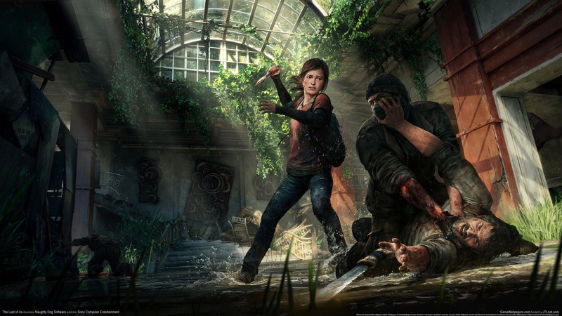 PC, holding, knife, animated, Game, picture, Last, 1080P, man, girl, US