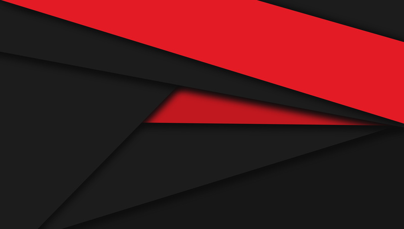 5K, Red, Abstract, Grey, Shapes