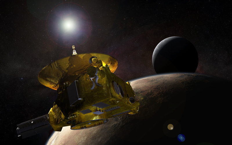 space exploration, illuminated, art and craft, planet - space, no people, 4K, Pluto, sky, exploration, satellite, automatic interplanetary station