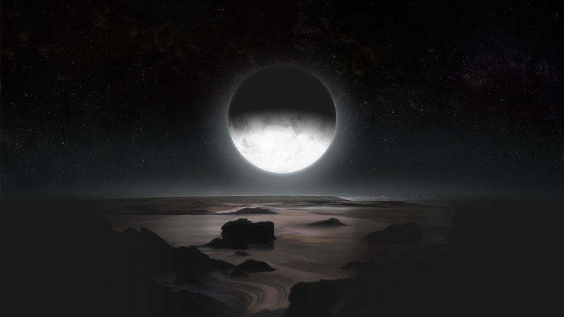surface, 1080P, a dwarf planet, Pluto, stars, space, satellite