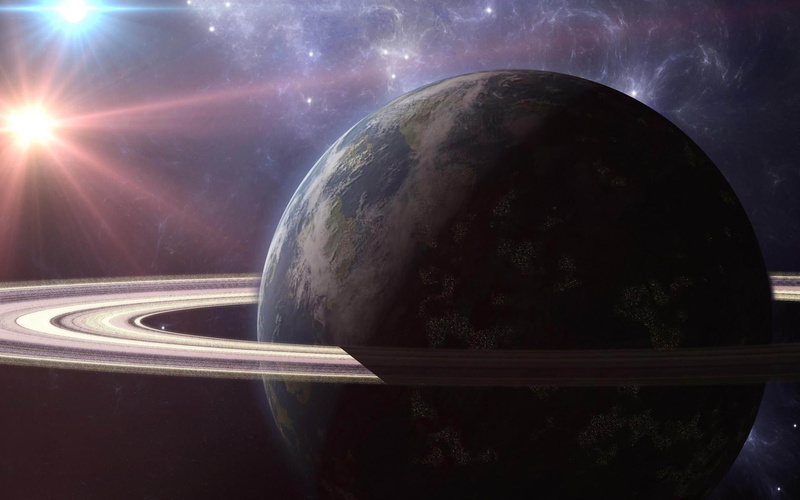 ring, moon, travel, lens flare, nature, transportation, sphere, galaxy, astronomy, star - space, planet, hd, science, road, planet - space, illuminated