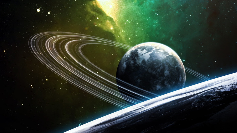 Rings, Vadim Sadovski, Ring, Planet, Nebula, Art, 1080P, ACID, Planets, by Vadim Sadovski, Stars, Space