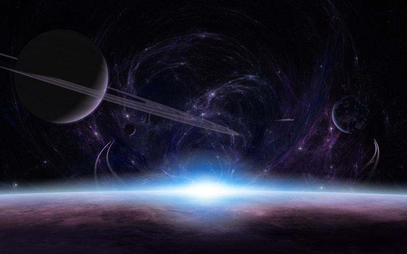 planet, light beam, glowing, planet - space, ring, cloud - sky, light, space, satellites, surface, sunrise, night, no people, long exposure, stars, grey