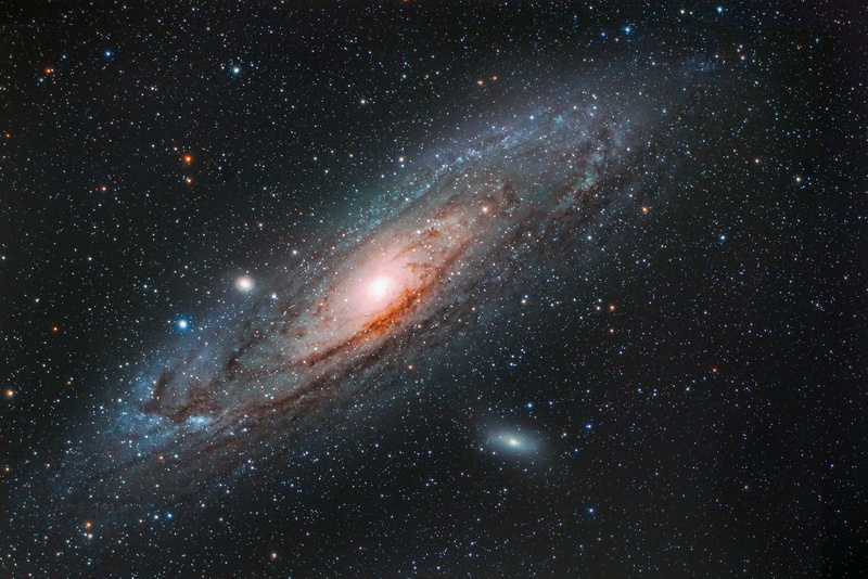 no people, outdoors, space, majestic, mystery, painting, M 31, star - space, spiral, sky, constellation, 1080P, exploration, nature, beauty in nature