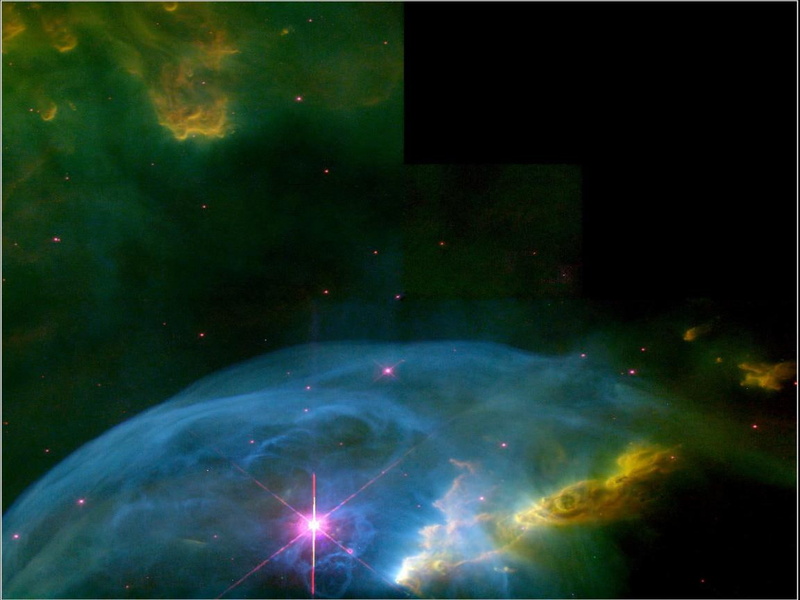 hd, 480P, Galaxy, nebula, Space, art, bubble, galaxies