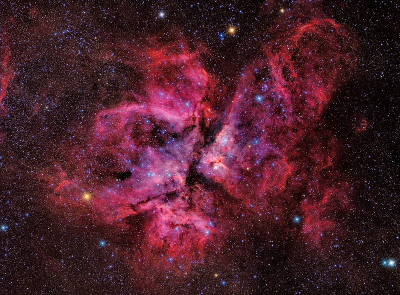 galaxy, beauty, star - space, star system, sky, in the constellation of Carina, ETA Carinae, night, illuminated, dust, beauty in nature, constellation