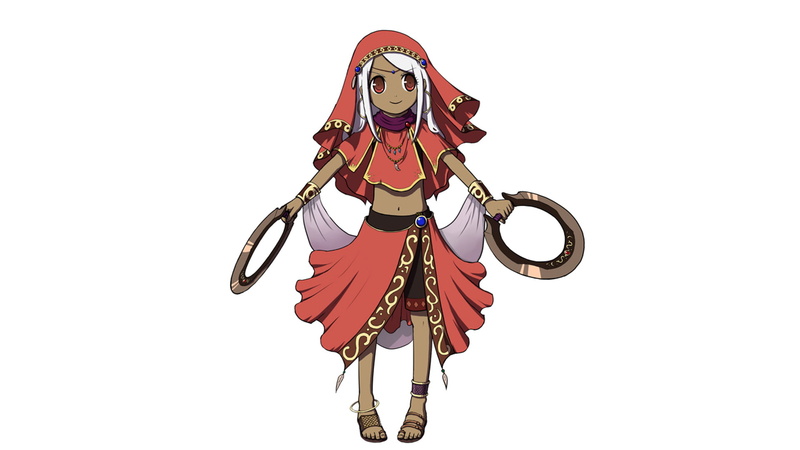 Anime, Original, Girl, White Hair, 1080P, Chakram
