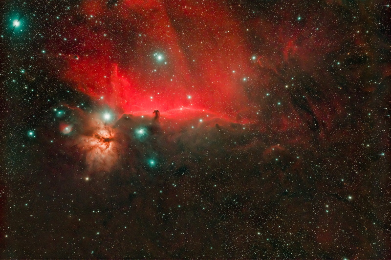 space, Horse Head, 5K, NGC 2024, Nebula Torch