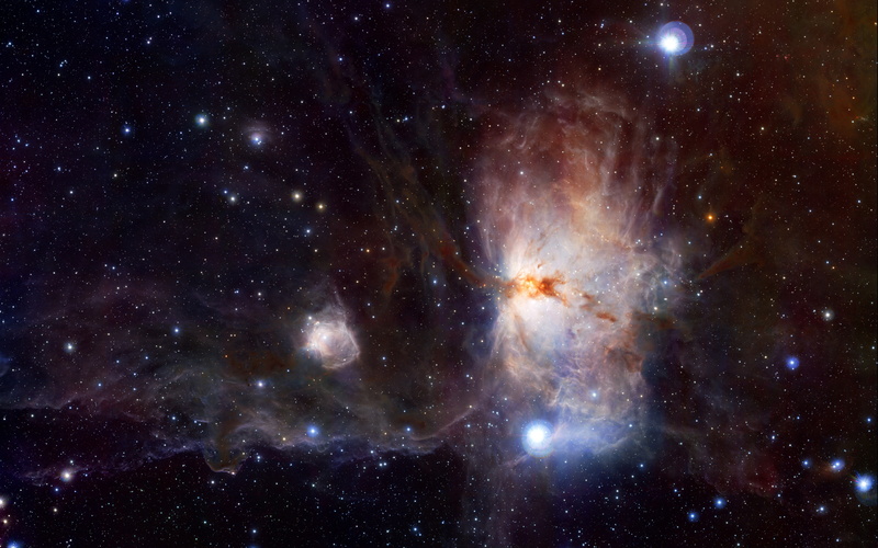 5K, Orion, stars, nebula, NGC 2024