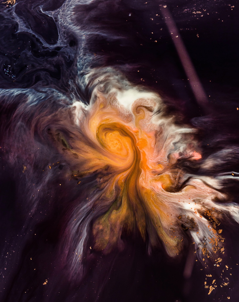 ethereal, water, space, power in nature, no people, painting, multi colored, bright, abstract backgrounds, backgrounds, abstract, flowing, 4K, multicolored
