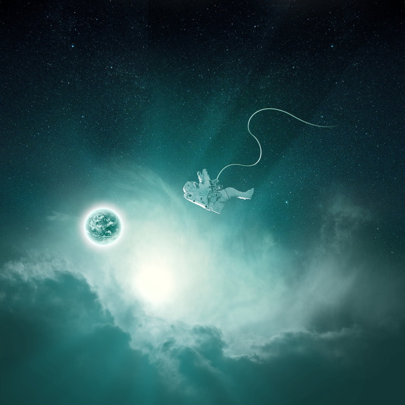 blue, 1080P, animal, beauty in nature, night, astronomy, animal themes, flight, animals in the wild, nature, undersea, space, sea, star - space, cloud - sky