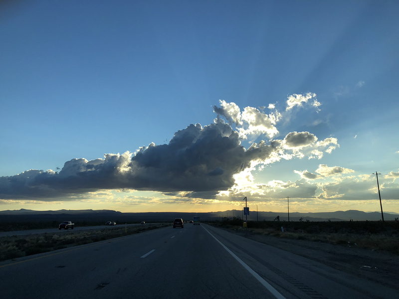 sign, mode of transportation, the way forward, no people, 4K, san bernardino county, united states, direction, car, road, vanishing point, sky, cloud - sky