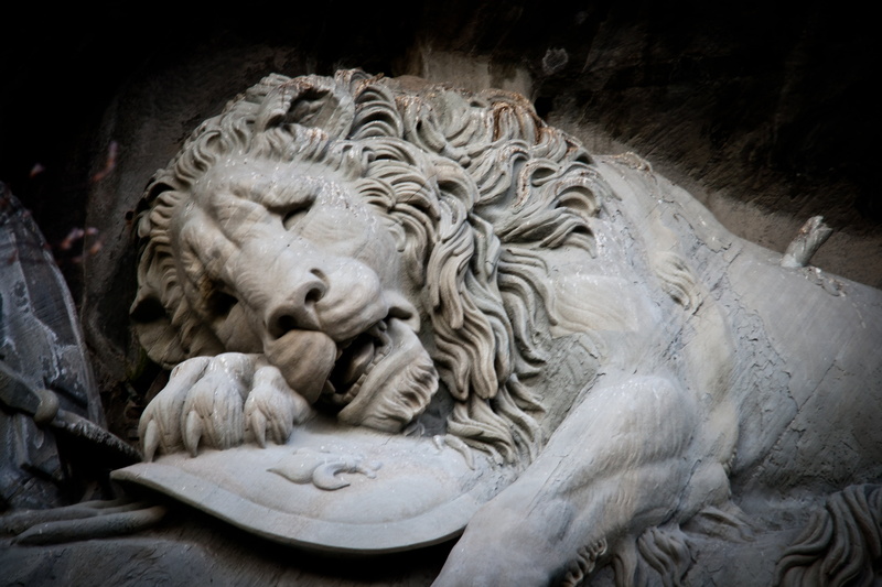 carving, no people, animal wildlife, cat, statue, lion - feline, craft, sadness of lions, switzerland, 4K, mammal, sculpture, carving - craft product