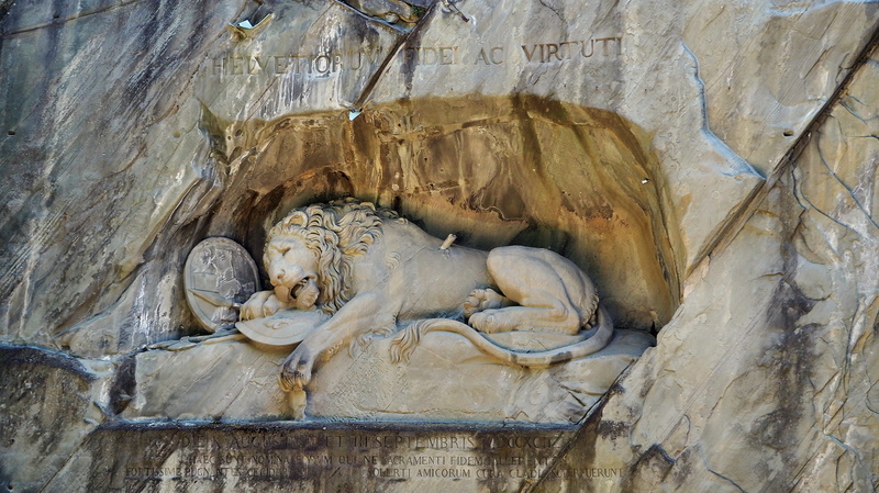 craft, switzerland, lion monument, sculpture, outdoors, creativity, statue, rock formation, close-up, human representation, no people, representation, belief