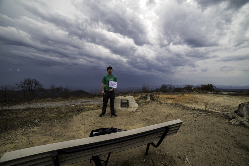 south, claiming, Dramatic, mountain, full length, front view, cloud - sky, skill, carolina, sport, photos, 5K, Sassafras Mountain, skies, public domain