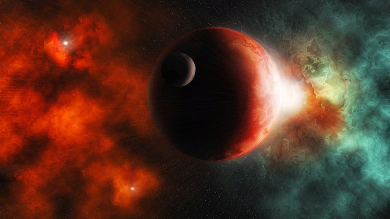 Apocalypse, a supernova explosion, space, black hole, 1080P